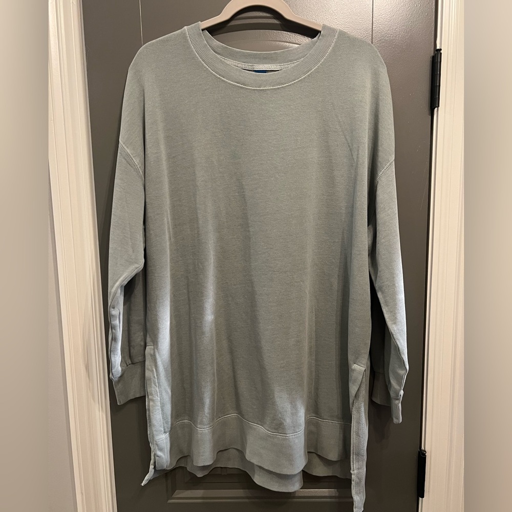 Old Navy tunic, Sage green/gray, Size L, NWT